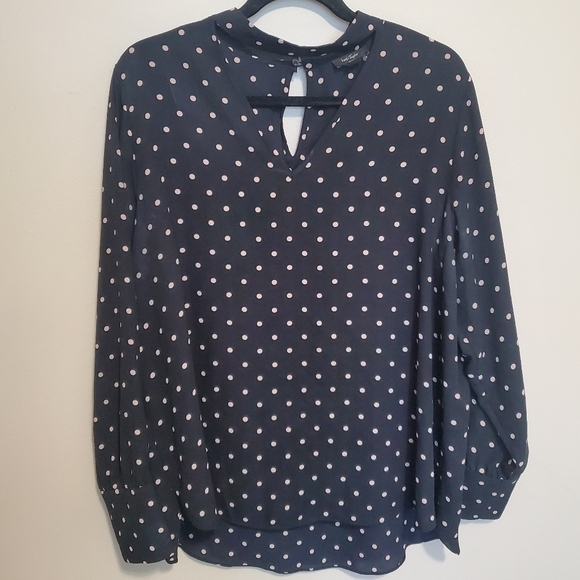 Lord & Taylor Tops - ✨️2/$20 Long Sleeve Dot Blouse